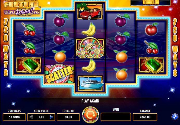 Wheel of fortune extreme triple spin-igte spin igt